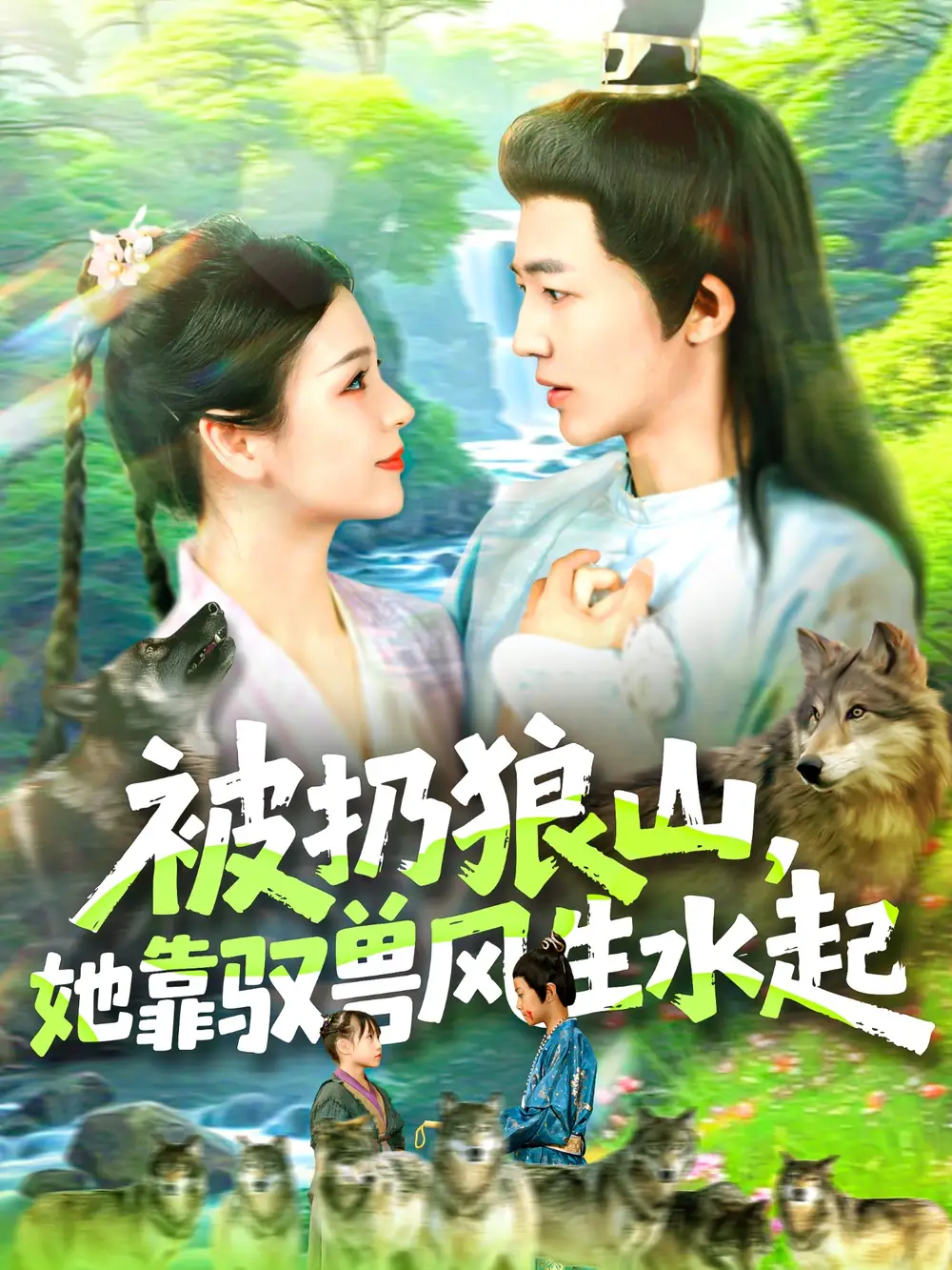 被扔狼山她靠驭兽风生水起(100集)武珊珊&贾嘉佳高清海报图片 被扔狼山她靠驭兽风生水起(100集)武珊珊&贾嘉佳海报